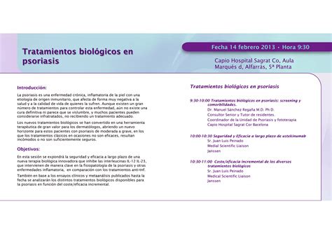 Tratamientos Biol Gicos En Psoriasis Ppt