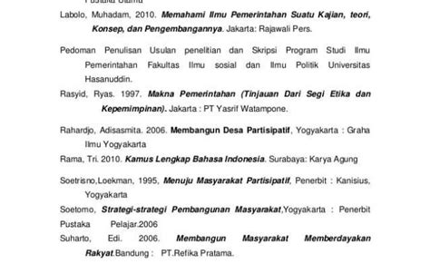 Contoh Penulisan Daftar Pustaka Karya Ilmiah Yang Benar Eroppa