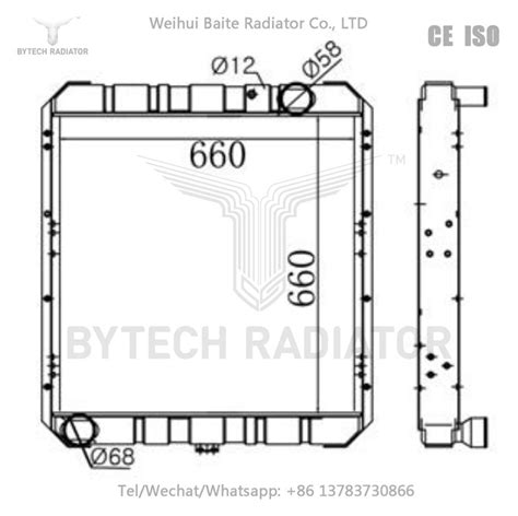 China Customized Hot Sales Russian Truck Radiator Kamaz