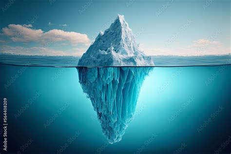 Tip Of The Iceberg Business Concept Generative Ai Iceberg Success