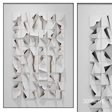 decor panel 01 3d model Buy Download 3dbrute