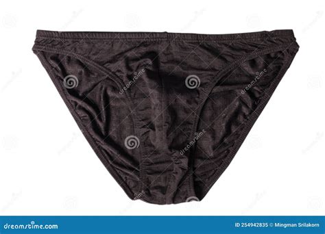 Hombres Bikini Negro Ropa Interior Sexy Aislado En Fondo Blanco Imagen De Archivo Imagen De
