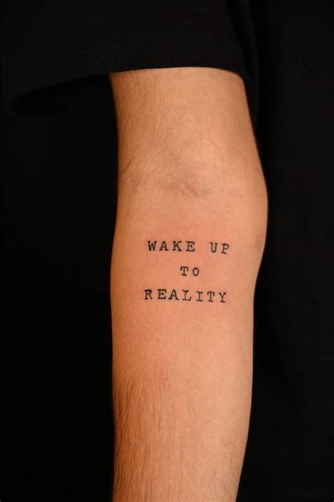 wake up to reality tattoo | Hand tattoos for guys, Third eye tattoos ...