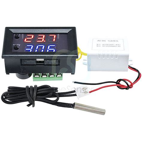 Jual W1209WK Termostat Temperatur Controll Digital DC 12V Pengatur Suhu ...