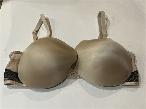 Maidenform Dm Nude Black Lace Padded Push Up Unde Gem