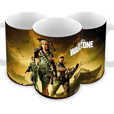 Caneca Pol Mero Call Of Duty Warzone Personalizada Elo