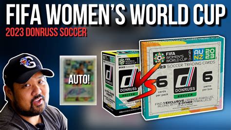 AUTO PULLED 2023 Panini Donruss FIFA Women S World Cup Hobby