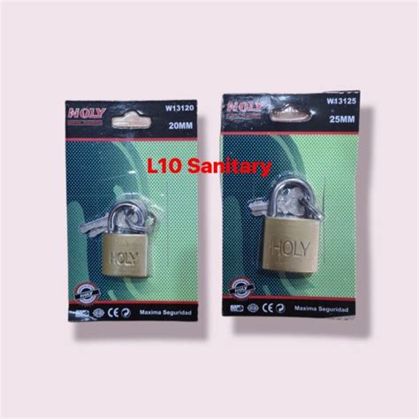 Jual Gembok Koper Kuning Murah Kecil Loker Press 20mm Iron Padlock