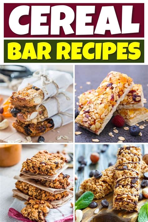 25 Easy Cereal Bar Recipes For Snacking - Insanely Good