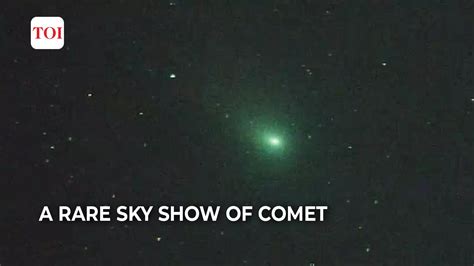 Goa Astronomer Vithal Tilvi Captures Rare Green Comet On Lens