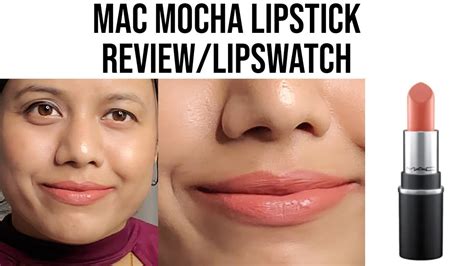 Mac Mocha Lipstickreviewlipswatcholivebrown Skinsatin Finish