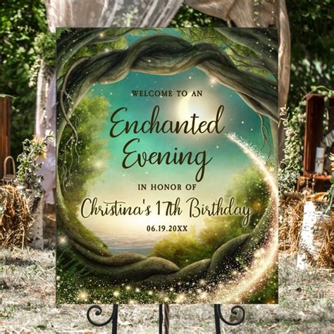 Enchanted Forest Welcome Sign Enchanted Welcome Signs Printable Party