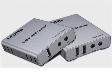 Удлинитель hdmi usb kvm extender усилитель hdmi и usb сигнала до 120м