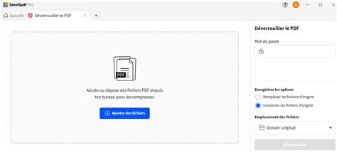 Comment modifier un PDF protégé Smallpdf