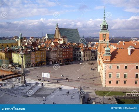 Castle square stock photo. Image of poland, royal, outside - 7877314