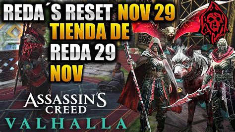 Assassin S Creed Valhalla Redas Shop Reset Nov Reset De La