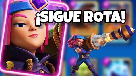 La Lanzafuegos Evolucionada Sigue Estando Rota En Clash Royale Youtube