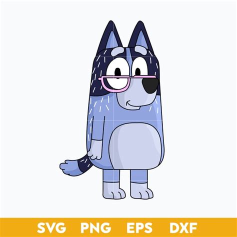 Nana Bluey Svg Bluey Svg Cartoon Svg Png Dxf Eps File Inspire Uplift