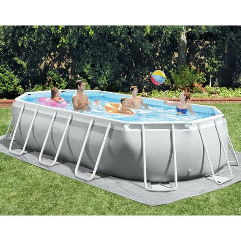 Intex Frame Swimming Pool Set Prism Oval X X Cm