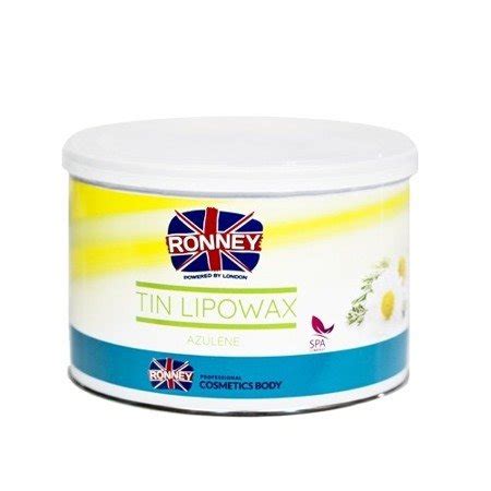 Ronney Tin Lipowax Azulene Wosk W Puszce Do Depilacji Azulenowy Ml