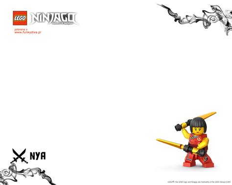 Zaproszenia Na Urodziny Lego Ninjago Do Druku