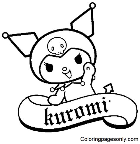 Kuromi Coloring Pages Free Printable Kuromi Coloring Pages In 2022 ...