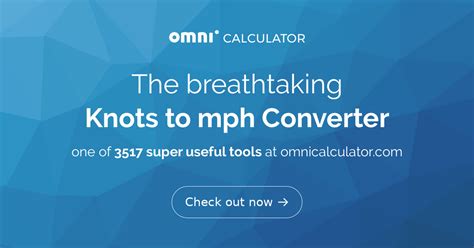 Knots To Mph Converter Wind Speed Chart