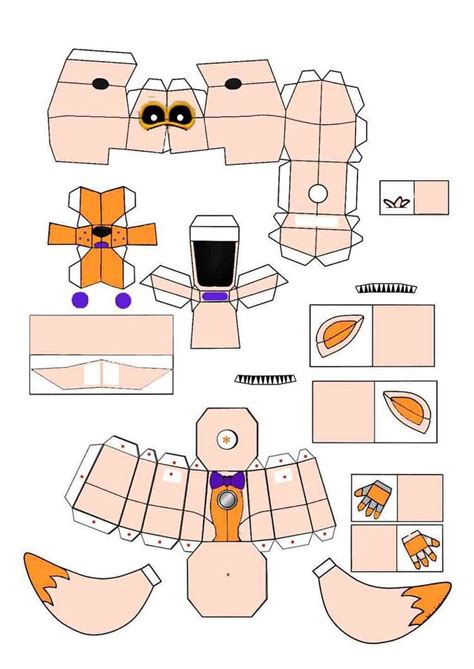 Funtime Lolbit Papercraft Part By Jackobonnie On Deviantart Fnaf