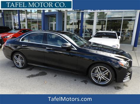 New 2019 Mercedes Benz E Class E 450 4matic® Amg® Line Sedan 4dr Car In Louisville M17736