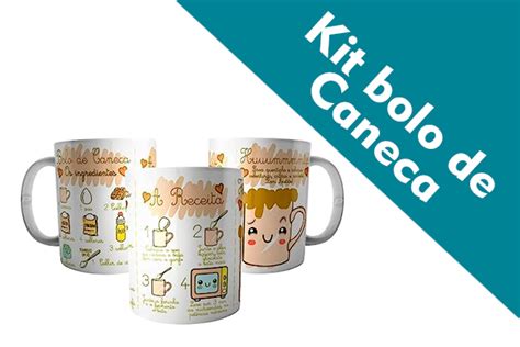 Kit Bolo De Caneca Personalizado Connect Brindes