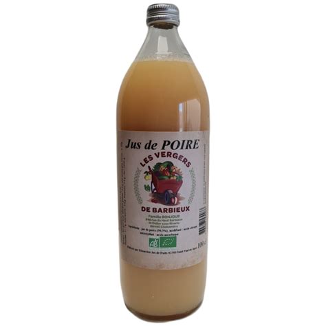 Jus De Poire Bio 1l