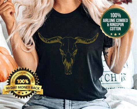 Cowgirl Tee Boho Cow Skull Shirt Howdy Shirt Wild West Shirt Western Graphic Tee Cowgirl