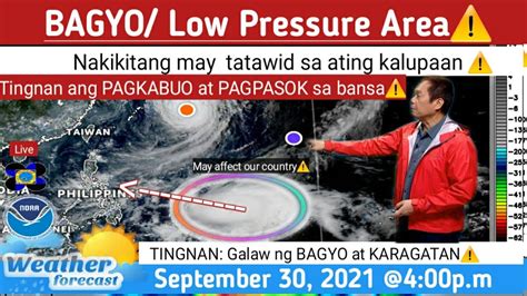 Bagyo Lpa Forecast Update Weather Update Today September