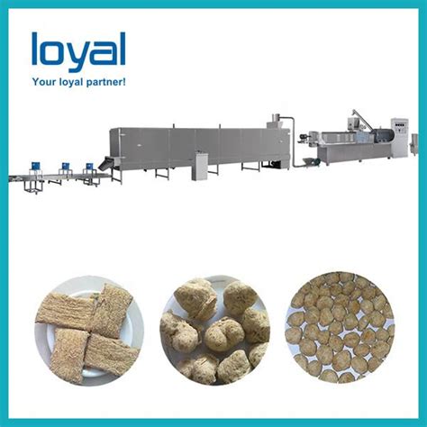 Automatic Soy Meat Processing Line Textured Vegetable Soya Protein Tsp