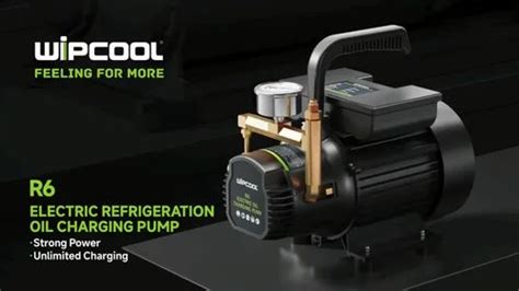 Wipcool Electric Refrigeration Oil Charging Pump R4 Compressor Oil