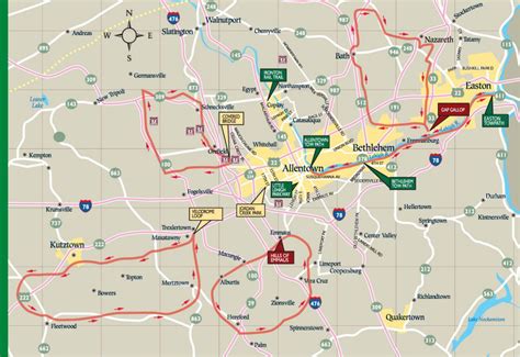 Lehigh Valley Pa Bike Routes Trexlertown Emmaus Bethlehem With