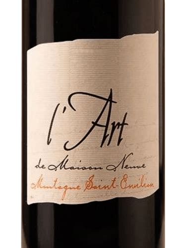 2018 Château l Art de Maison Neuve Montagne Saint Émilion Vivino US