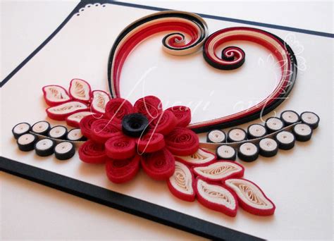 Ayani Art Quilled Valentine Card