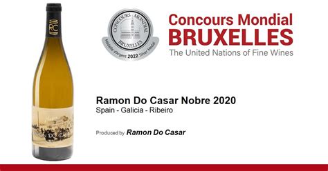 Ramon Do Casar Nobre 2020 Concours Mondial De Bruxelles