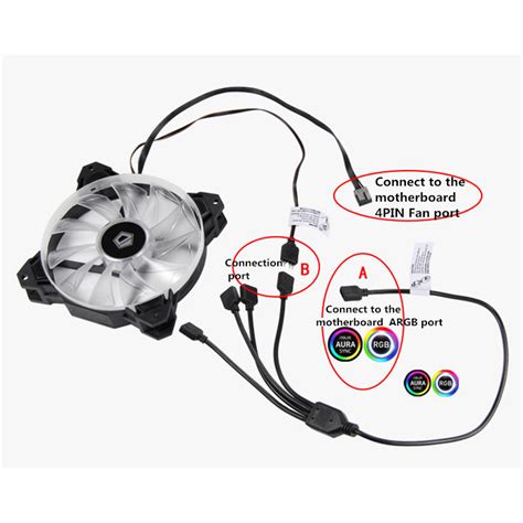 Cable Argb Pines Splitter Para Ventiladores