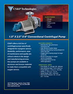 Centrifugal Pumps Well Service Pumping Equipment Cs P Technologies