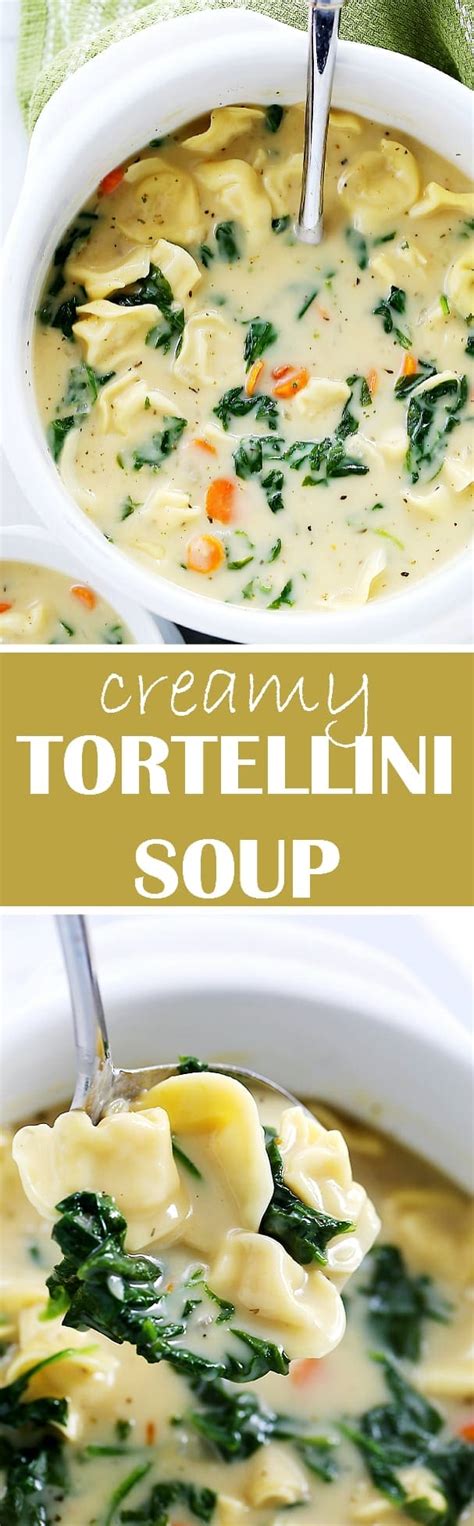 Creamy Tortellini Soup Recipe An Easy And Delicious Homemade Soup