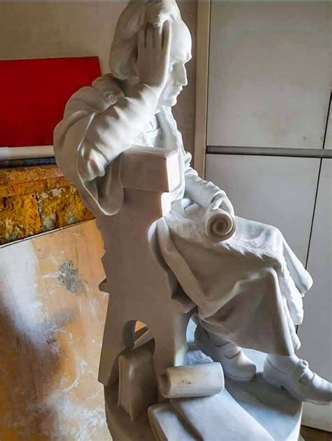 Sculpture in White Carrara Marble Depicting Christopher Columbus - Etsy