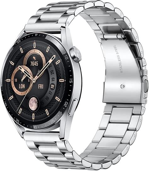 Issinlky Cinturino Huawei Watch Gt Mm Mm Cinturino Metallo