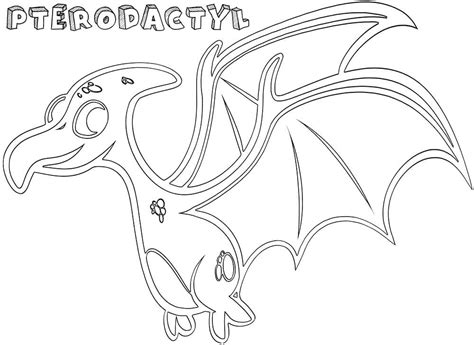 Dibujos De Pterodactylus Para Colorear Para Colorear Pintar E 35624