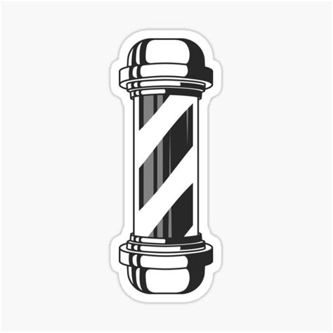 Barber Pole Stickers | Redbubble