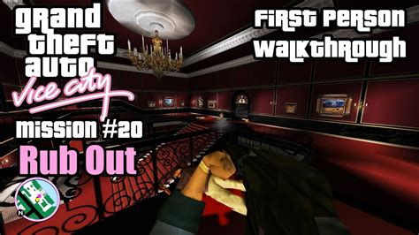 Gta Vice City First Person Rub Out Mission Youtube