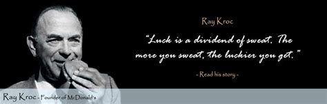 Ray Kroc Quotes Persistence. QuotesGram