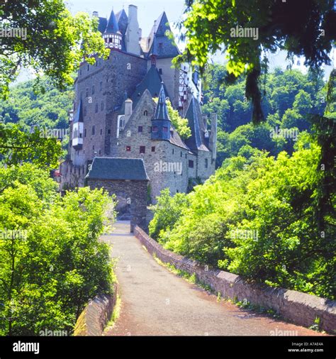 Burg Eltz Castle in Mosel Valley near Mosel River Germany Stock Photo ...