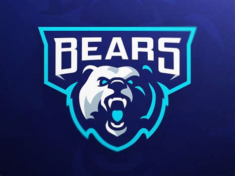 Bears eSports Mascot Logo | Sports logo design, Sports logo inspiration ...